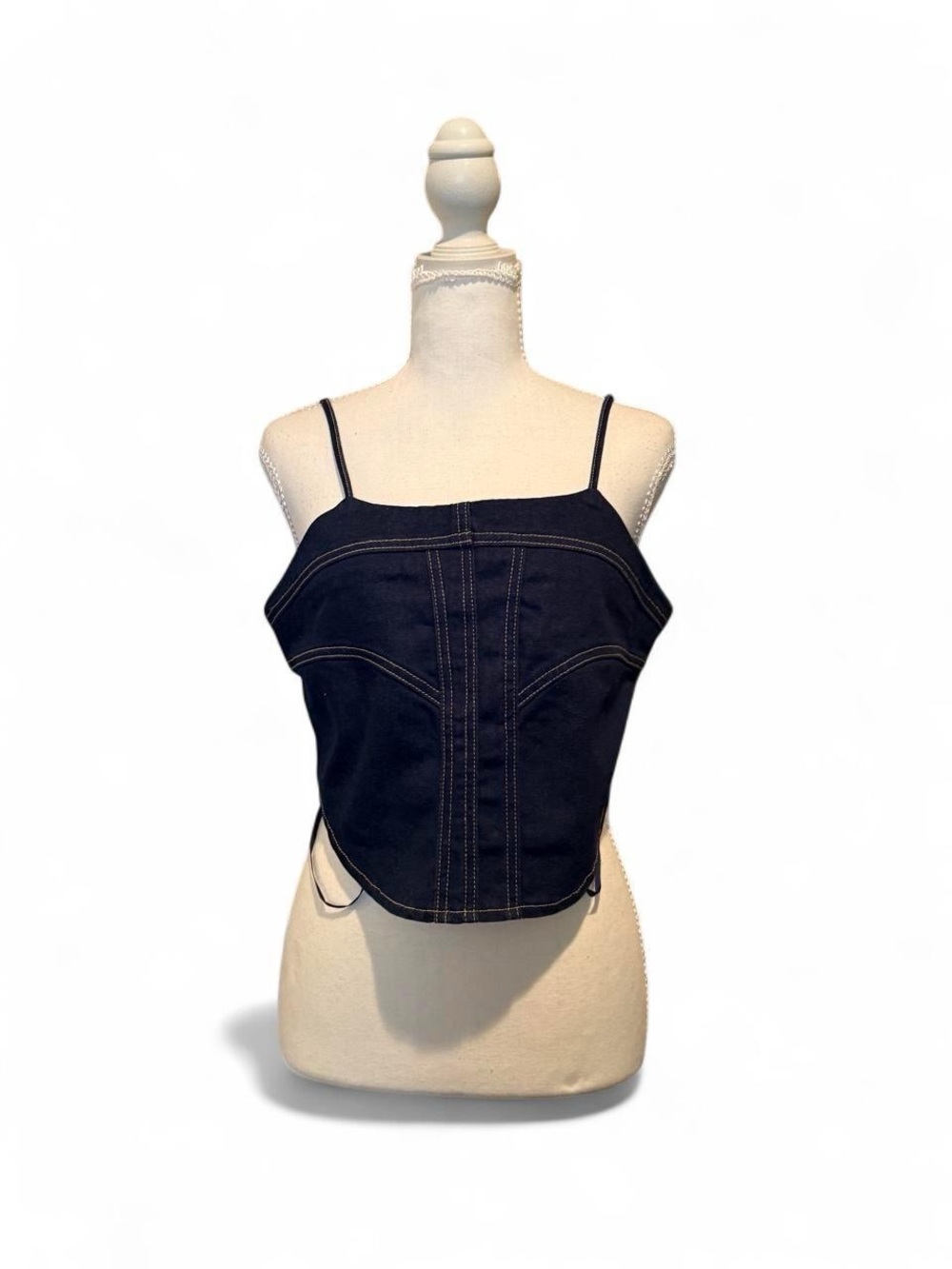 Dark Wash Denim Tanktop
